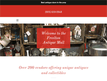 Tablet Screenshot of freeltonantiquemall.com